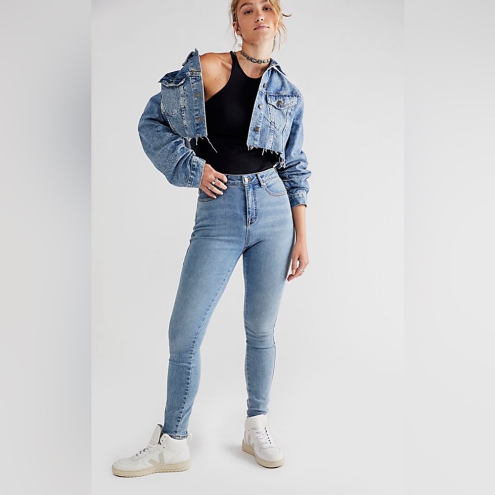 NWT CRVY High-Rise Super Skinny Jeans by We the Free
